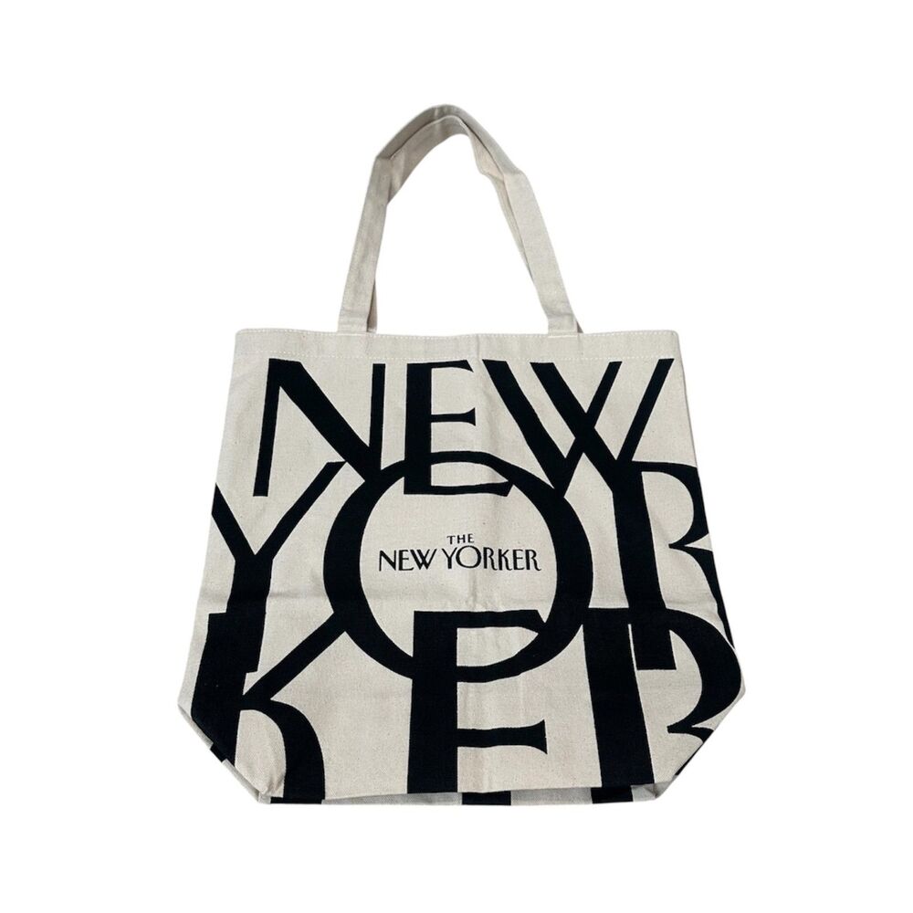 The New Yorker Canvas Tote Bag